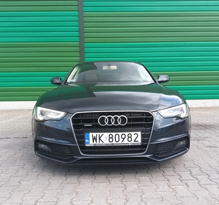 Audi A5 cena 84000 przebieg: 171330, rok produkcji 2015 z Warszawa małe 154